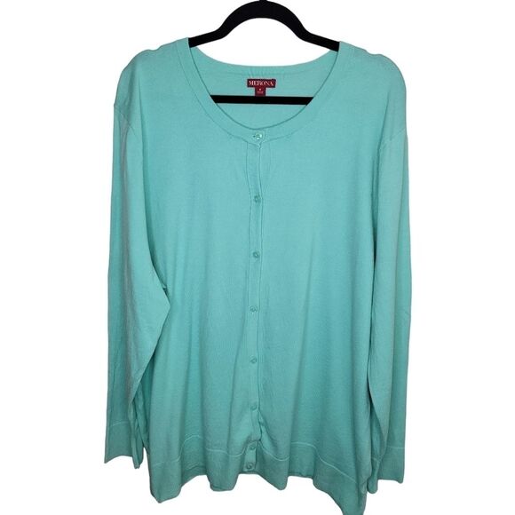 Merona button up long sleeve cardigan size 4/4x - Picture 1 of 6